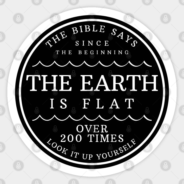 The bible says the earth is flat cheap